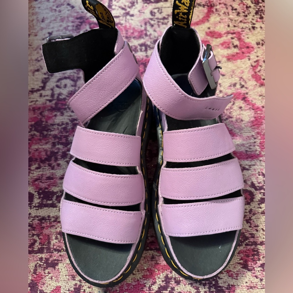 Dr. Martens Clarissa II Women’s Leather Platform Sandal, Size 7